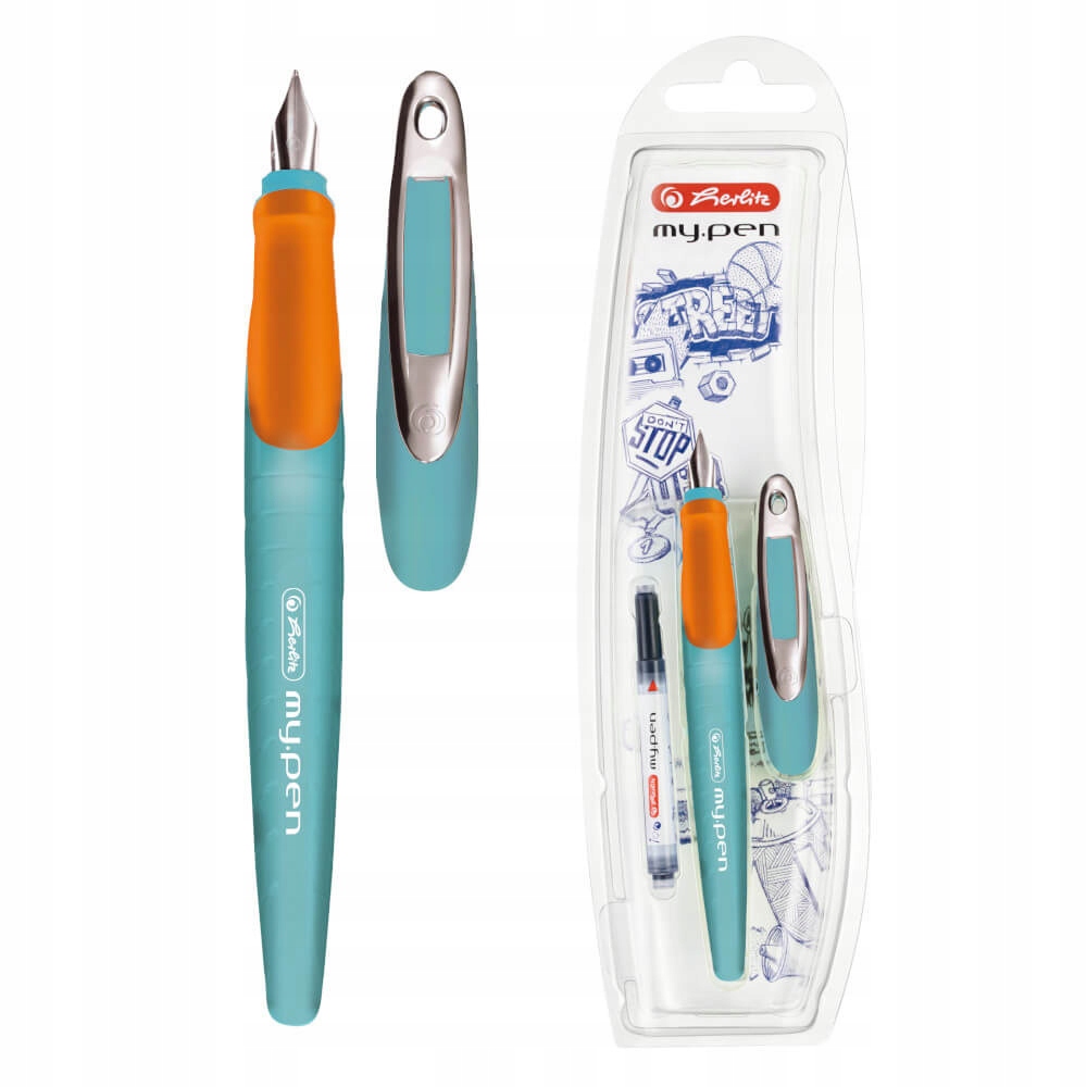 

Pióro wieczne my.pen Color Blocking turkus Herlitz