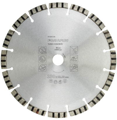 Diamantový Kotouč Na Betonu Turbo 230X22,23 MM