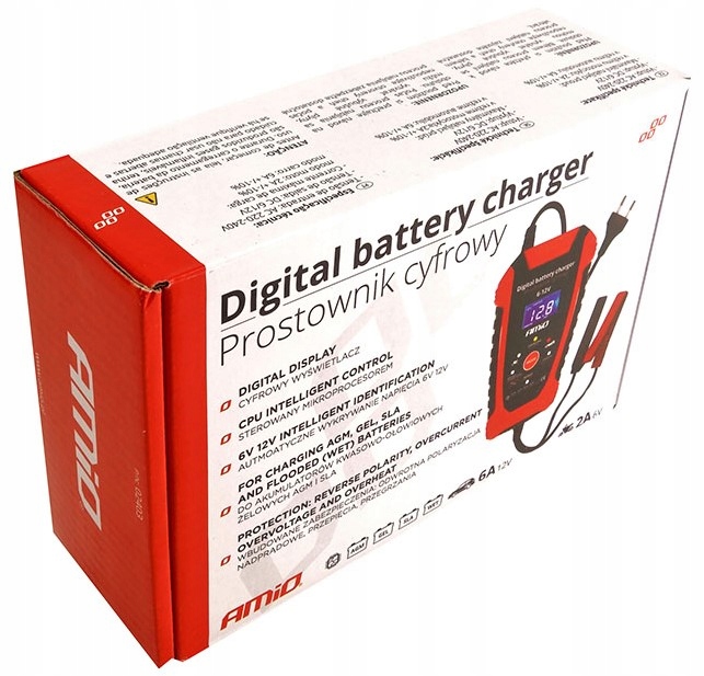 AUTOMATYCZNY PROSTOWNIK DO AKUMULATORA 6/12V Kod producenta 02403