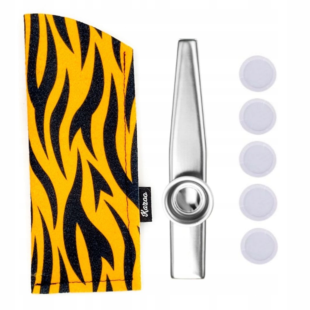 

Srebrne Kazoo Tiger Etui Membrany