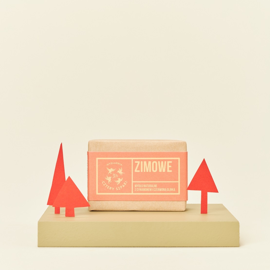 Cztery Szpaki, mydło ZIMOWE z cynamonem i glinką Marka Cztery Szpaki