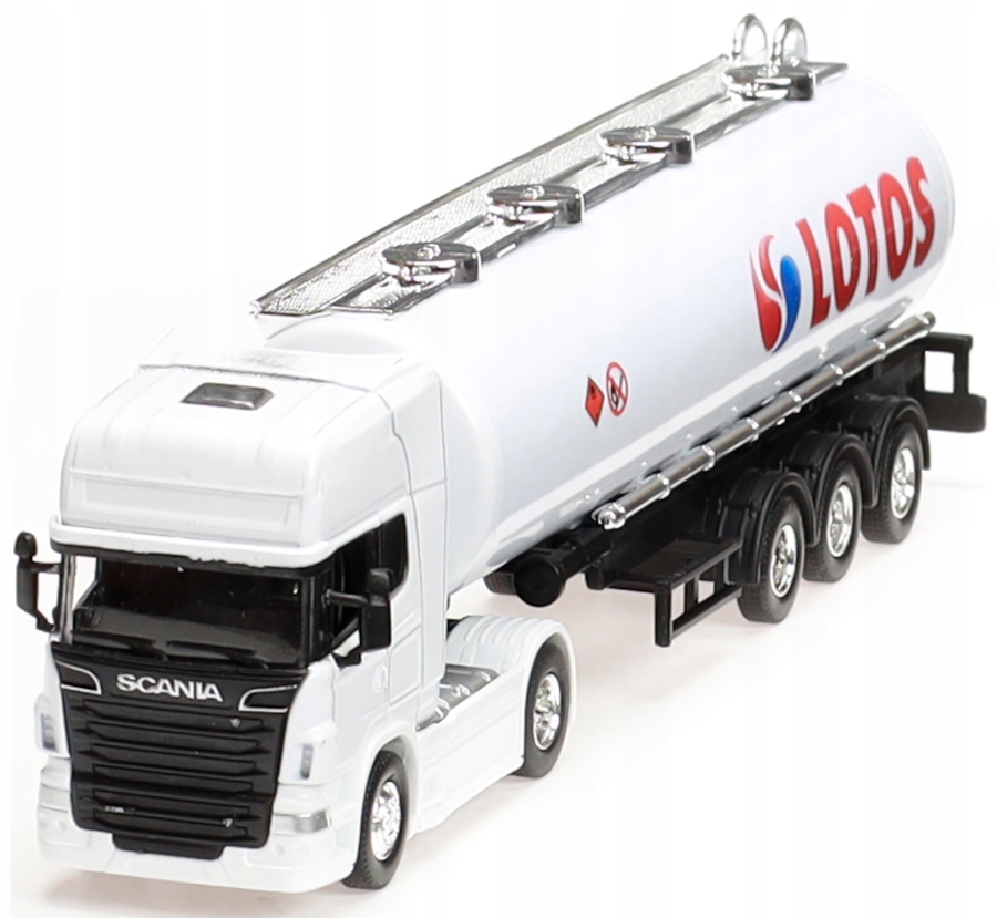 

Metalowy Model Ciężarówka Scania Tir Cysterna