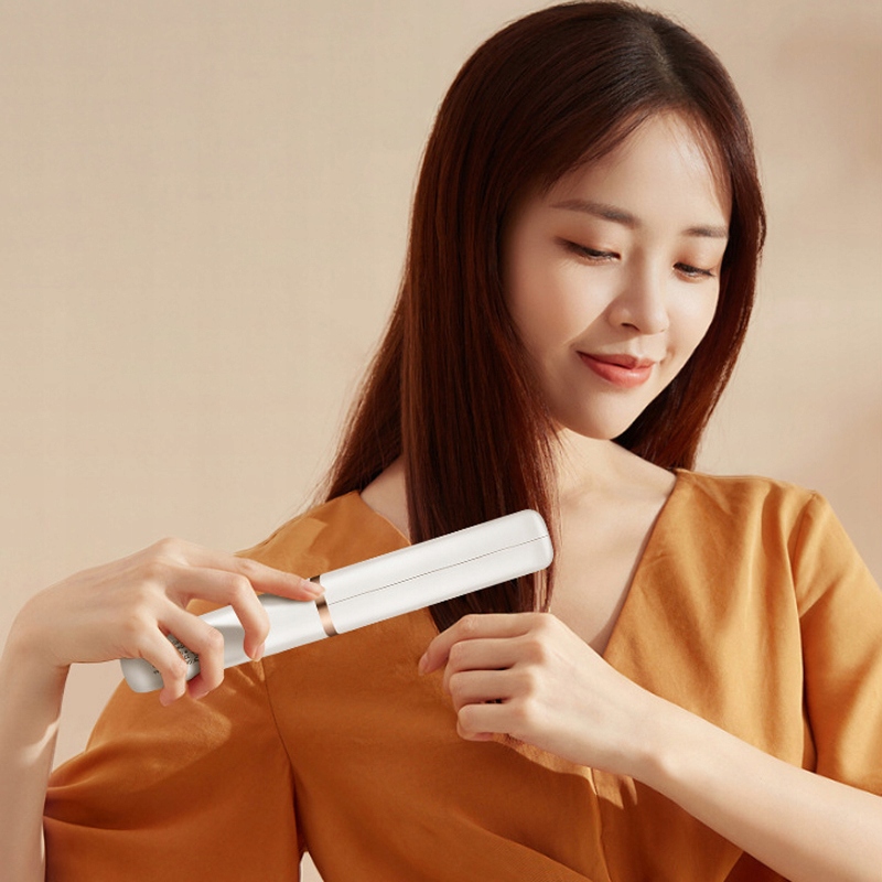 PROSTOWNICA DO PROSTUJĄCA WŁOSÓW CERAMICZNA USB TURYSTYKA PRZENOŚNY MINI Regulacja temperatury tak