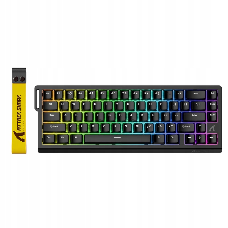 Magnetická klávesnica Attack Shark X68 He Rgb 60% magnetický prepínač remienok