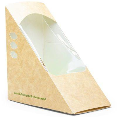 Pojemnik na kanapki sandwich tosty EKO 75mm 50 szt