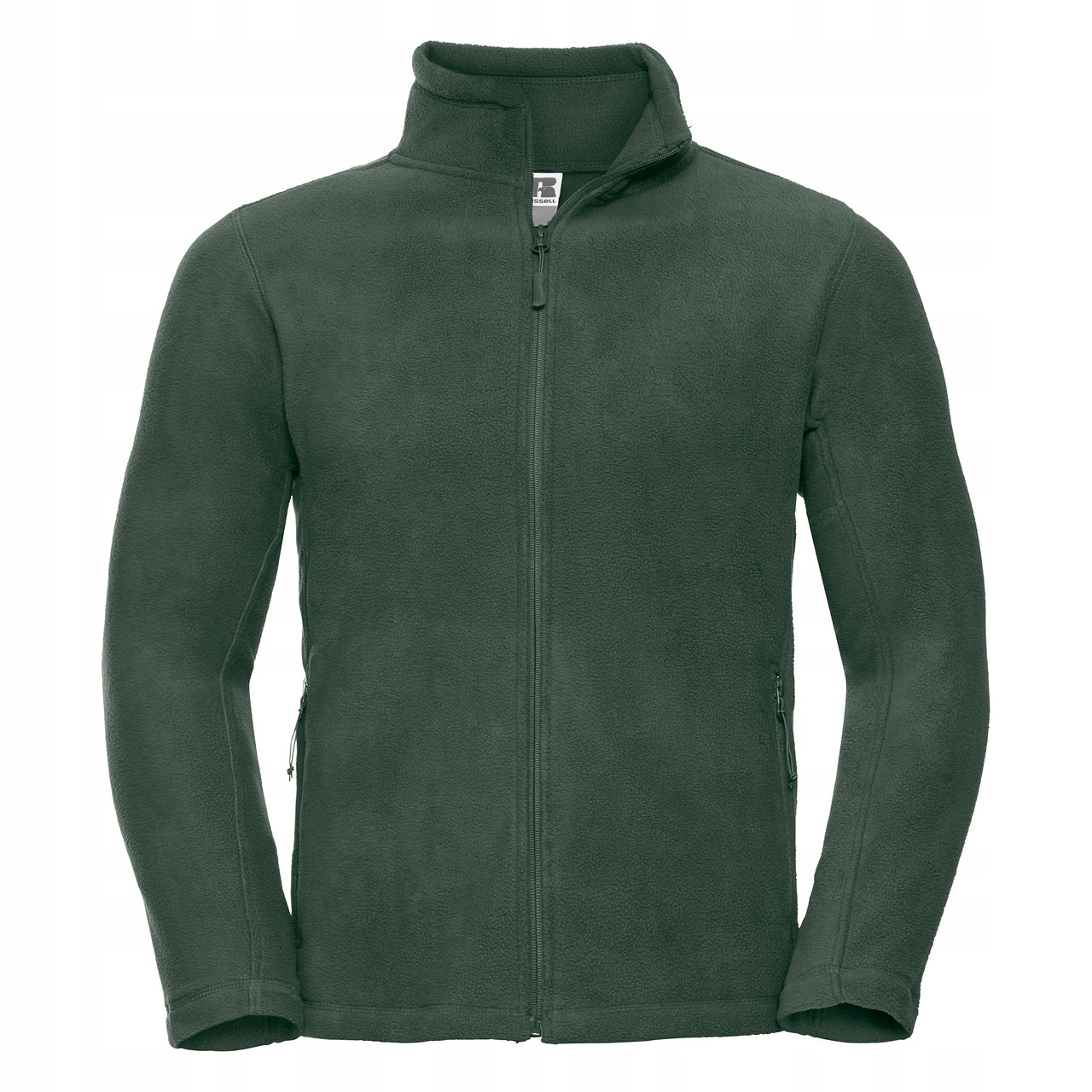 Pánský rozepínací fleece-zámek Lahvově Zelená Barva vel.