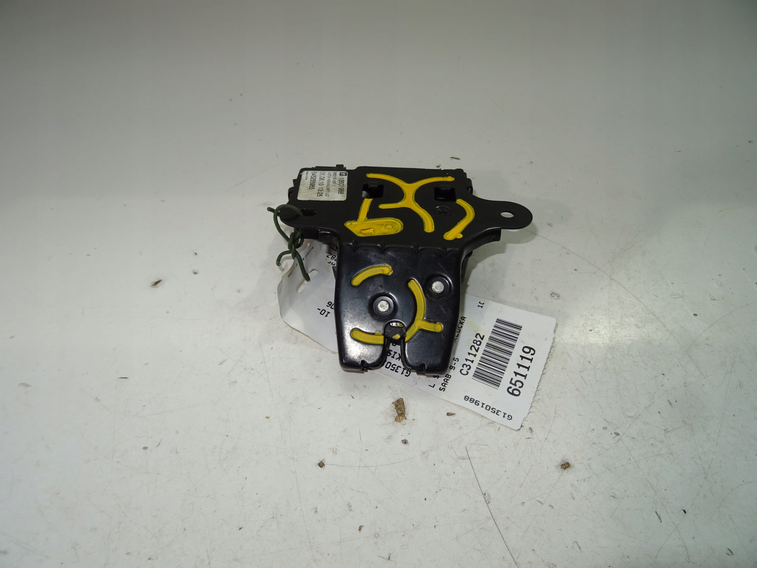 SAAB 9-5 ZAMEK ZAPADKA RYGIEL KLAPY TYŁ 545255965