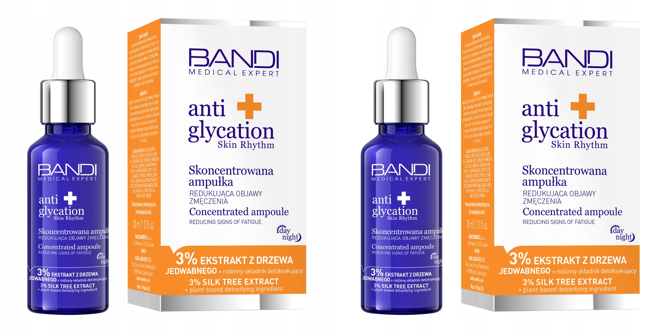 2x Bandi Medical Expert anti glycation skin rhythm Skoncentrowana ampułka r