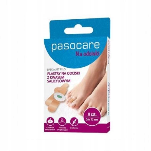 

Pasocare Specialist Plus Plastry na odciski, 8szt.