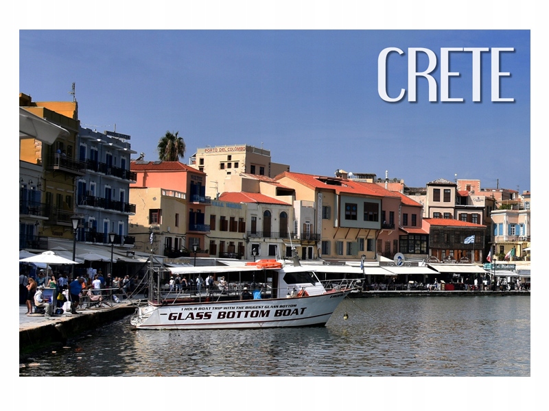 

Kreta Port Chania Magnes na lodówkę