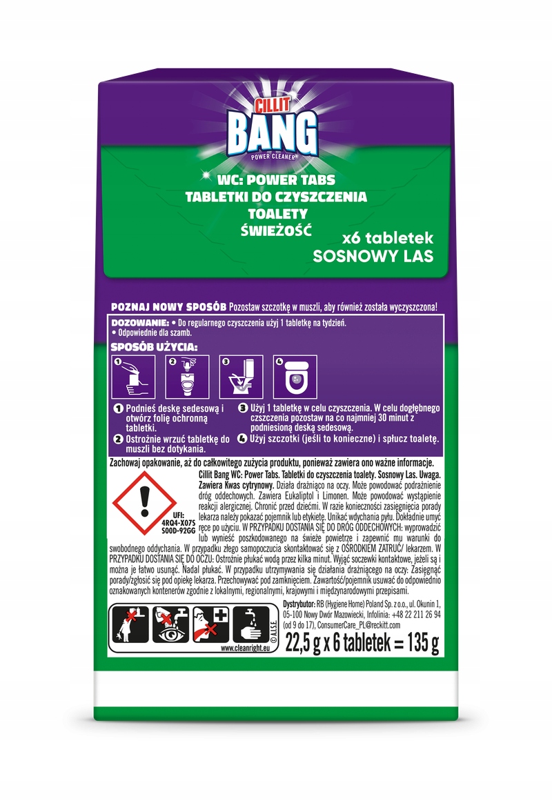 Levně Cillit Bang Wc Tabs Pine 6 Ks.