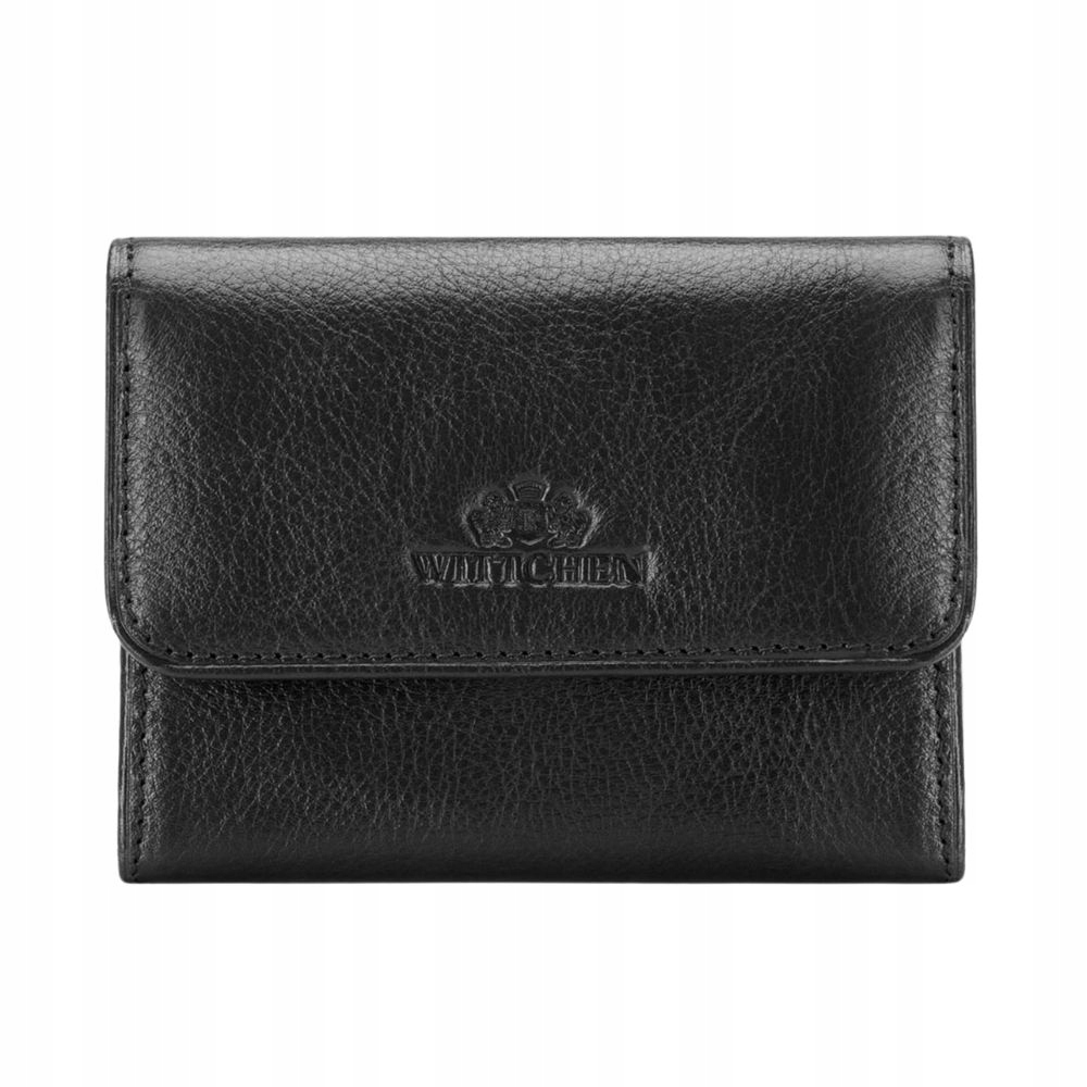 Malá černá kožená peněženka Wittchen 21-1-034-L1 Rfid