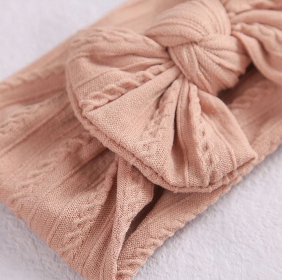 ZESTAW 3 SZEROKICH OPASEK DLA DZIEWCZYNKI KOKARDA OPASKI NIEMOWLĘCE Rodzaj klasyczna