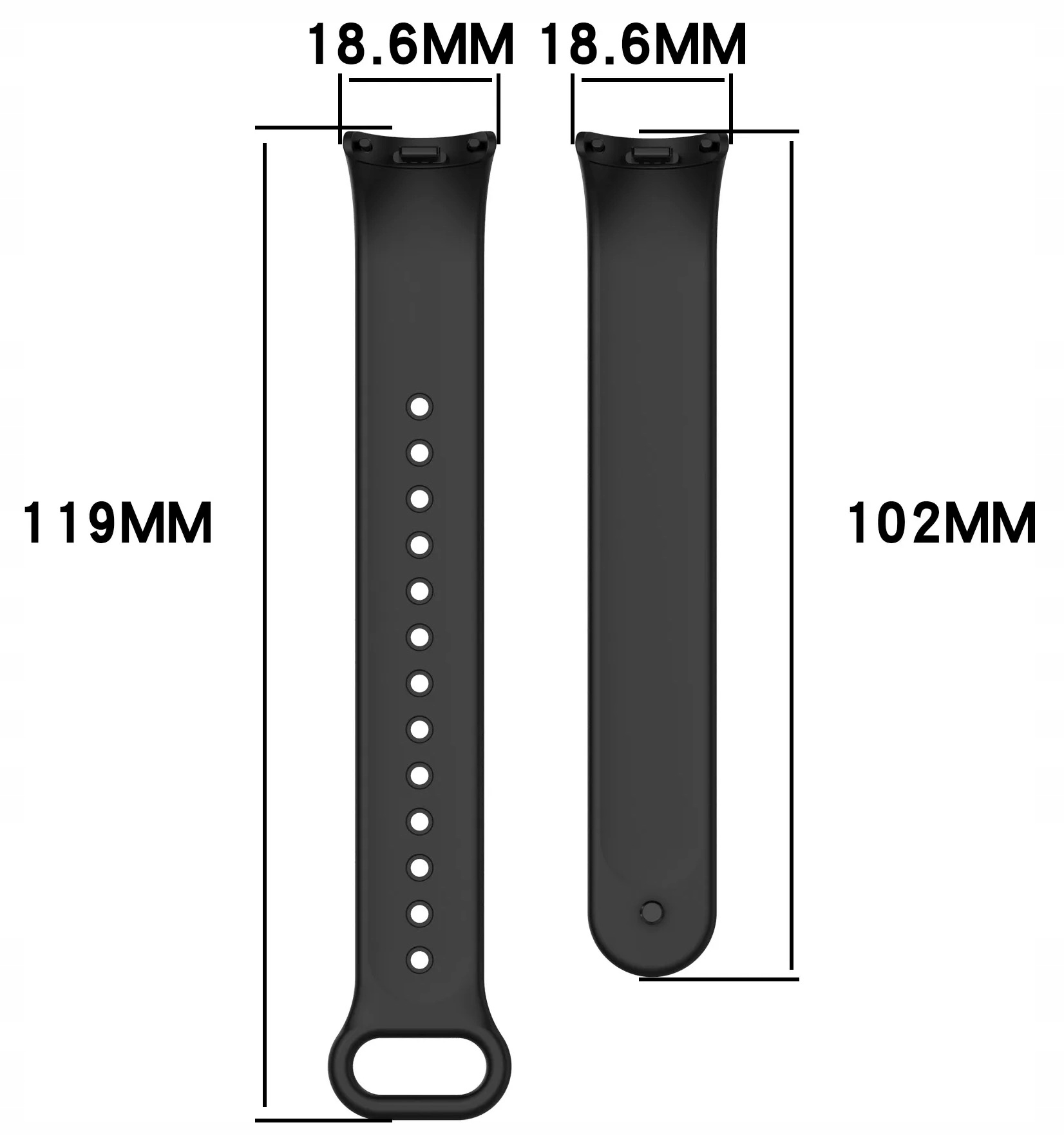 ZESTAW 5 SZTUK OPASKI DO XIAOMI MI BAND 8 PASEK PASKI OPASKA KOLORY Rodzaj inny