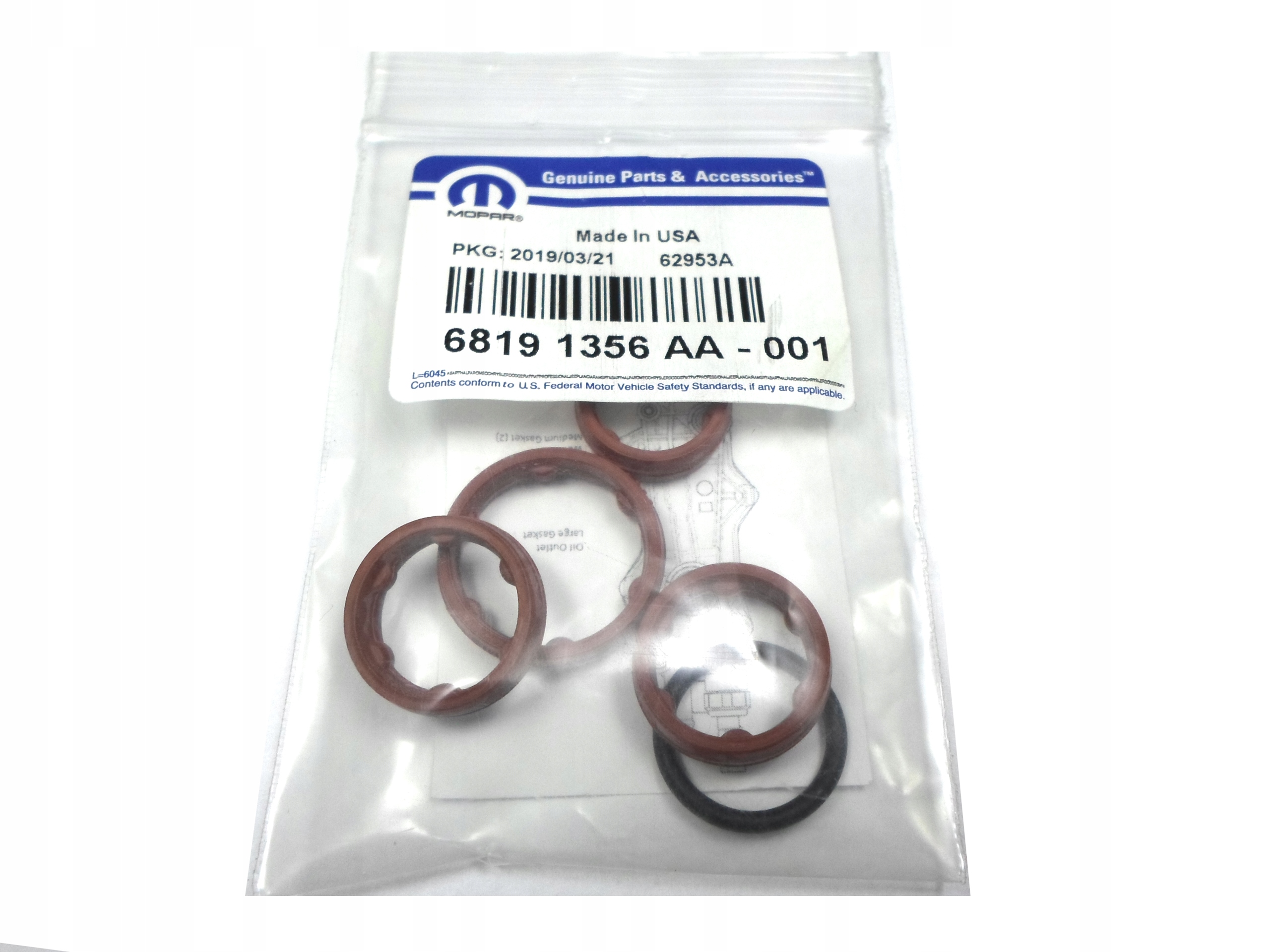 USZCZELKI CHŁODNICY OLEJU CHRYSLER JEEP DODGE 3,6L Producent części Mopar