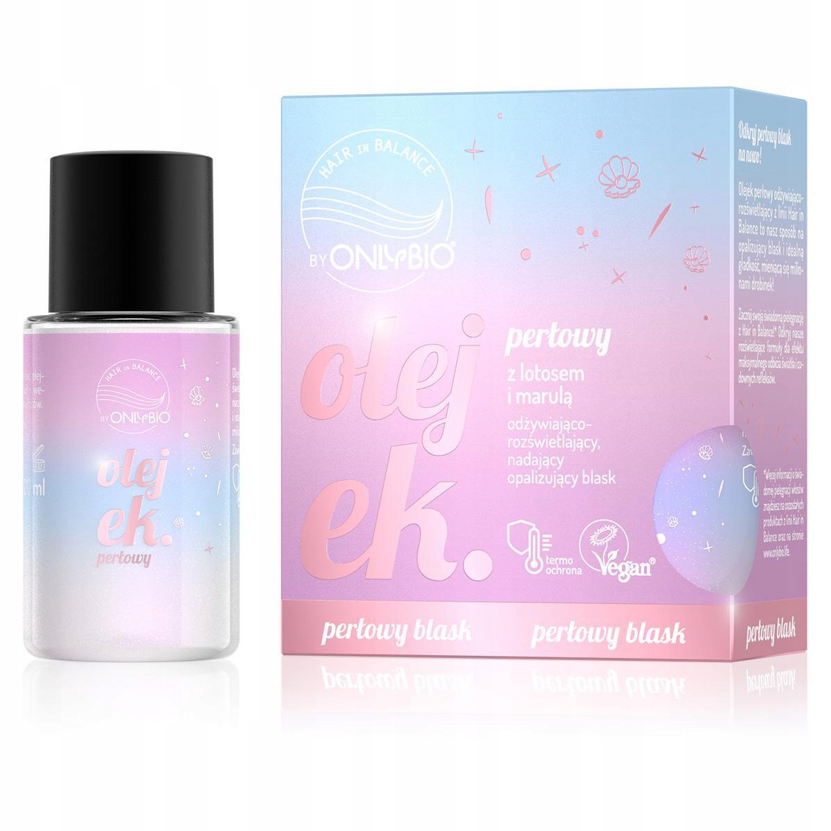 Onlybio Olejek odżywiający perłowy blask 20ml