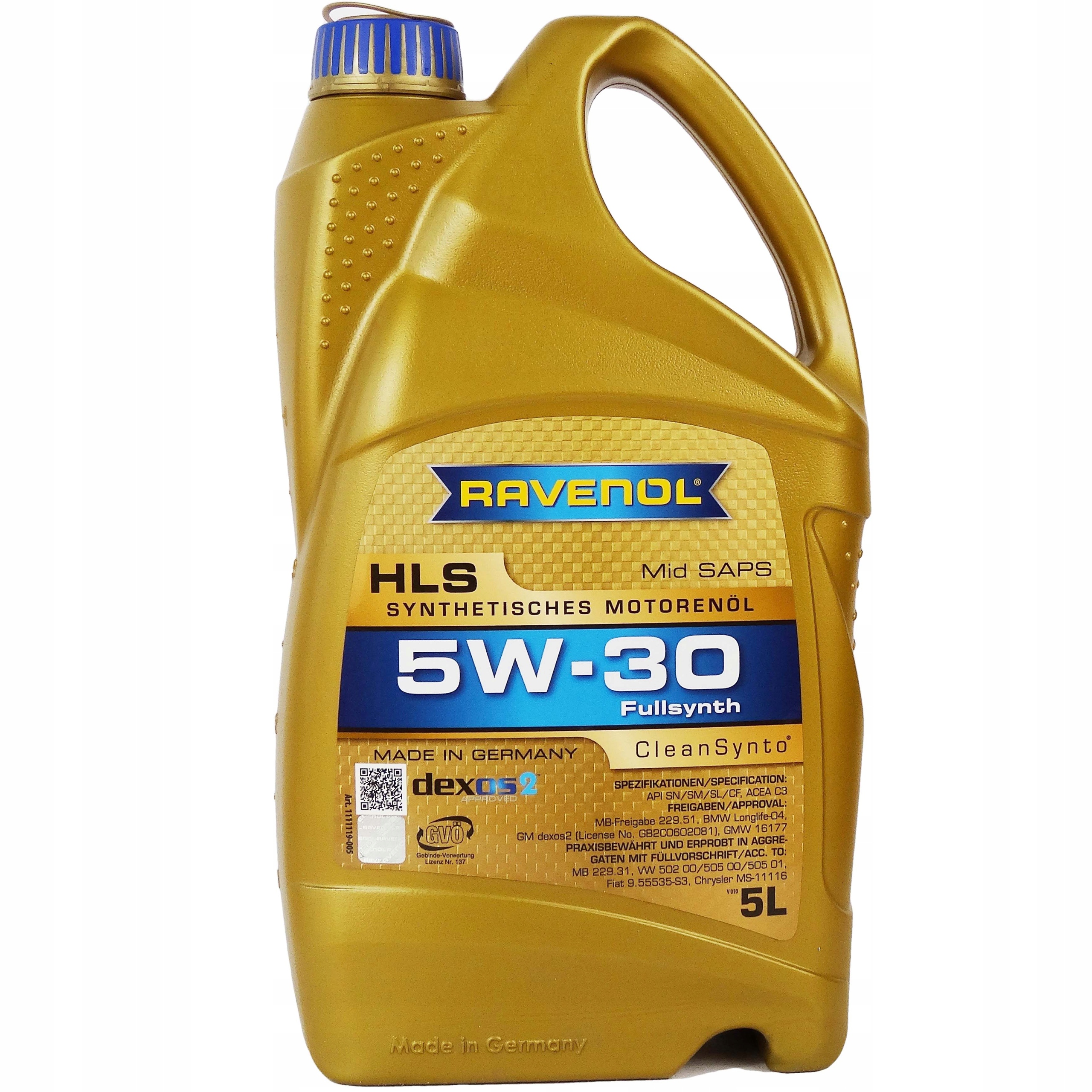 Ravenol Olej Ravenol Hls 5W-30 Cleansynto 5L