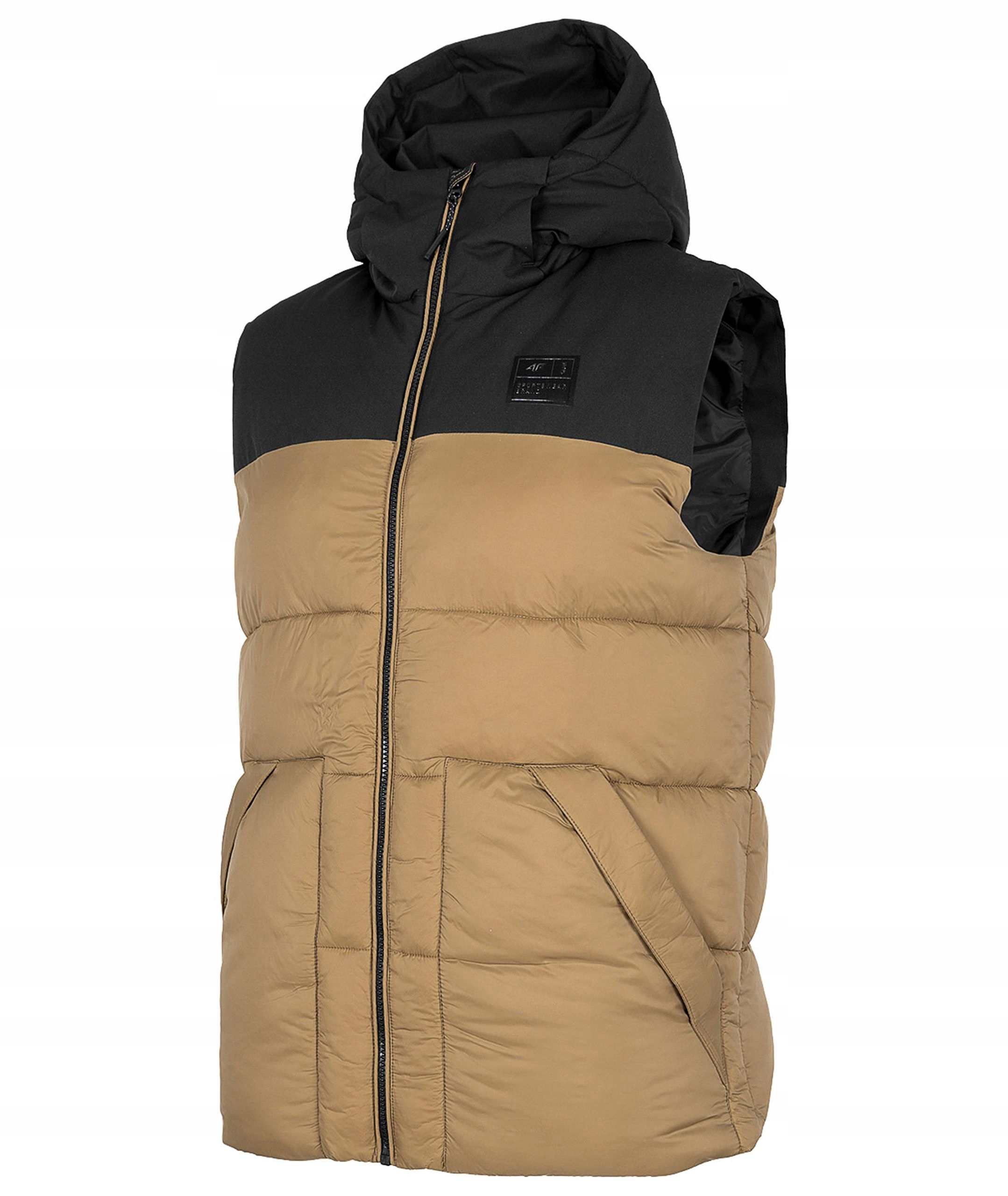 4F pánská vesta H4Z22-KUMP002 černá, velikost XXL