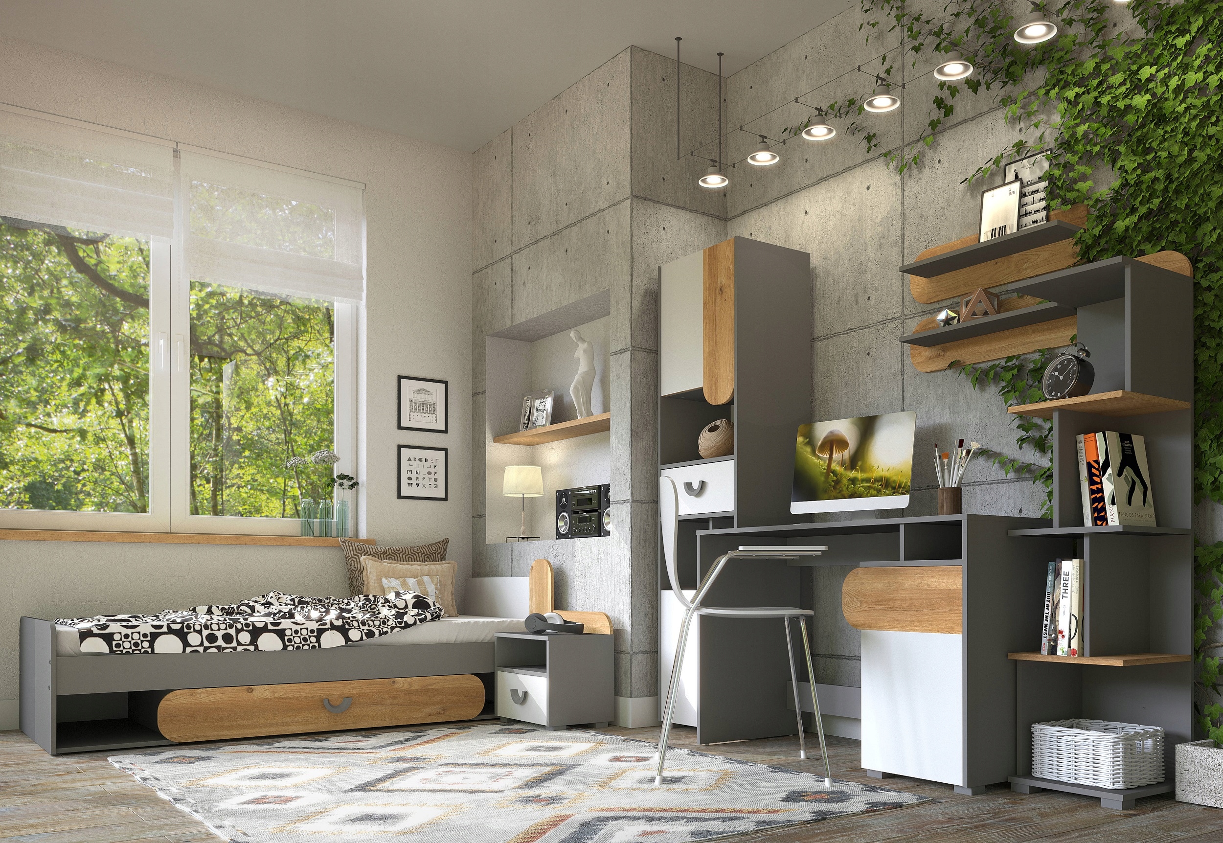 meble szafka nocna stolik nocny szufladą Carini 12 Marka Dolmar