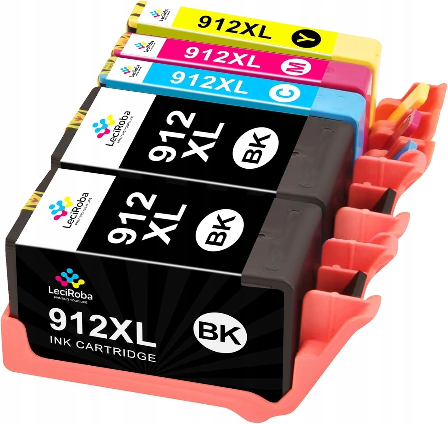 5x Tusz do Hp 912 XL zestaw 2xBK XL Cmy XL
