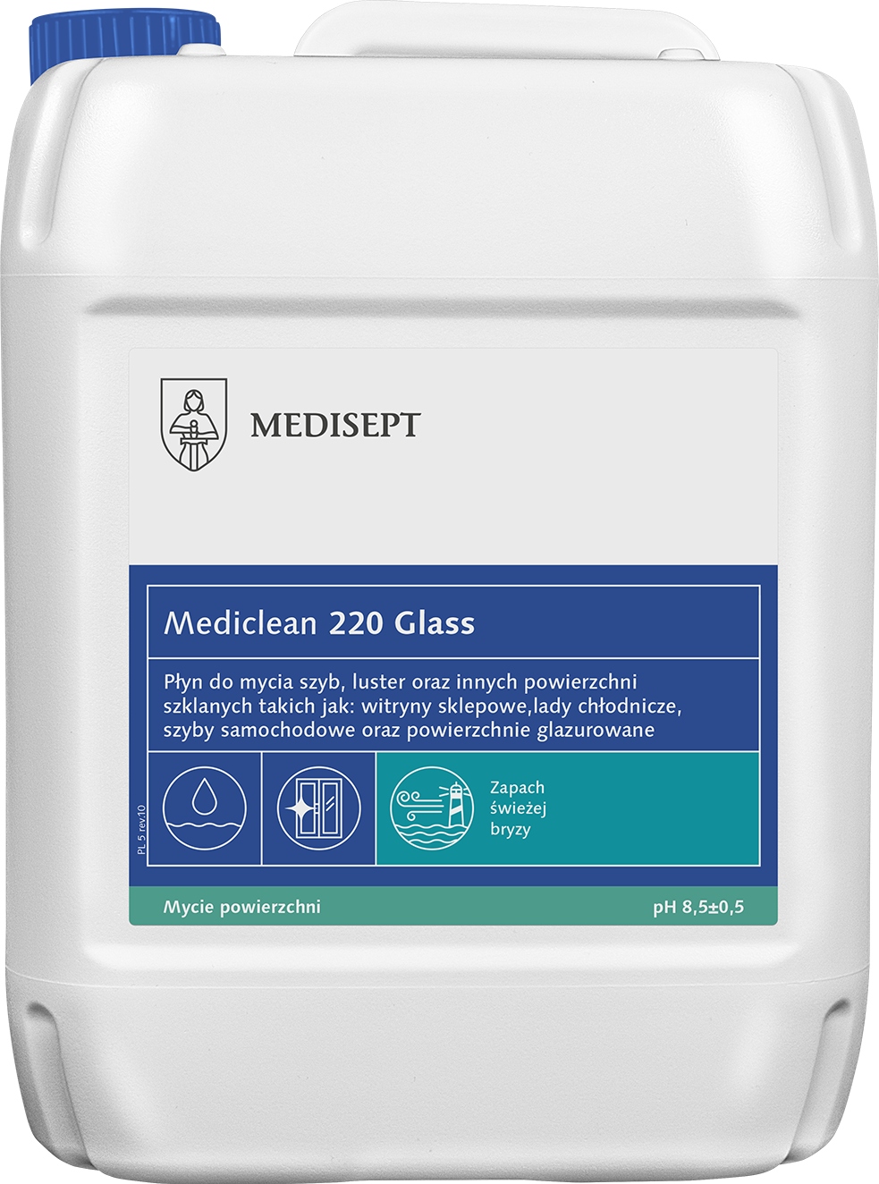 

Mediclean MC 220 Glass Płyn do mycia szyb i luster