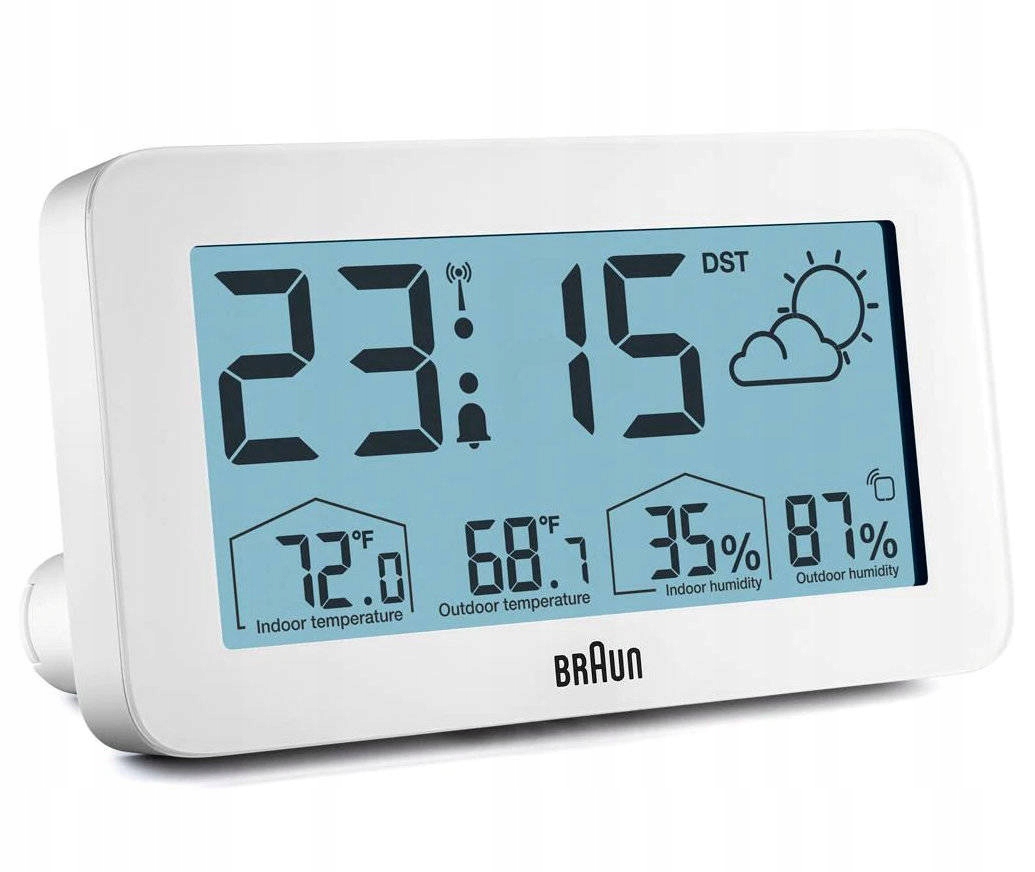 Meteorologická Stanica Teplomer Vlhkomer Braun BC13WP Dcf