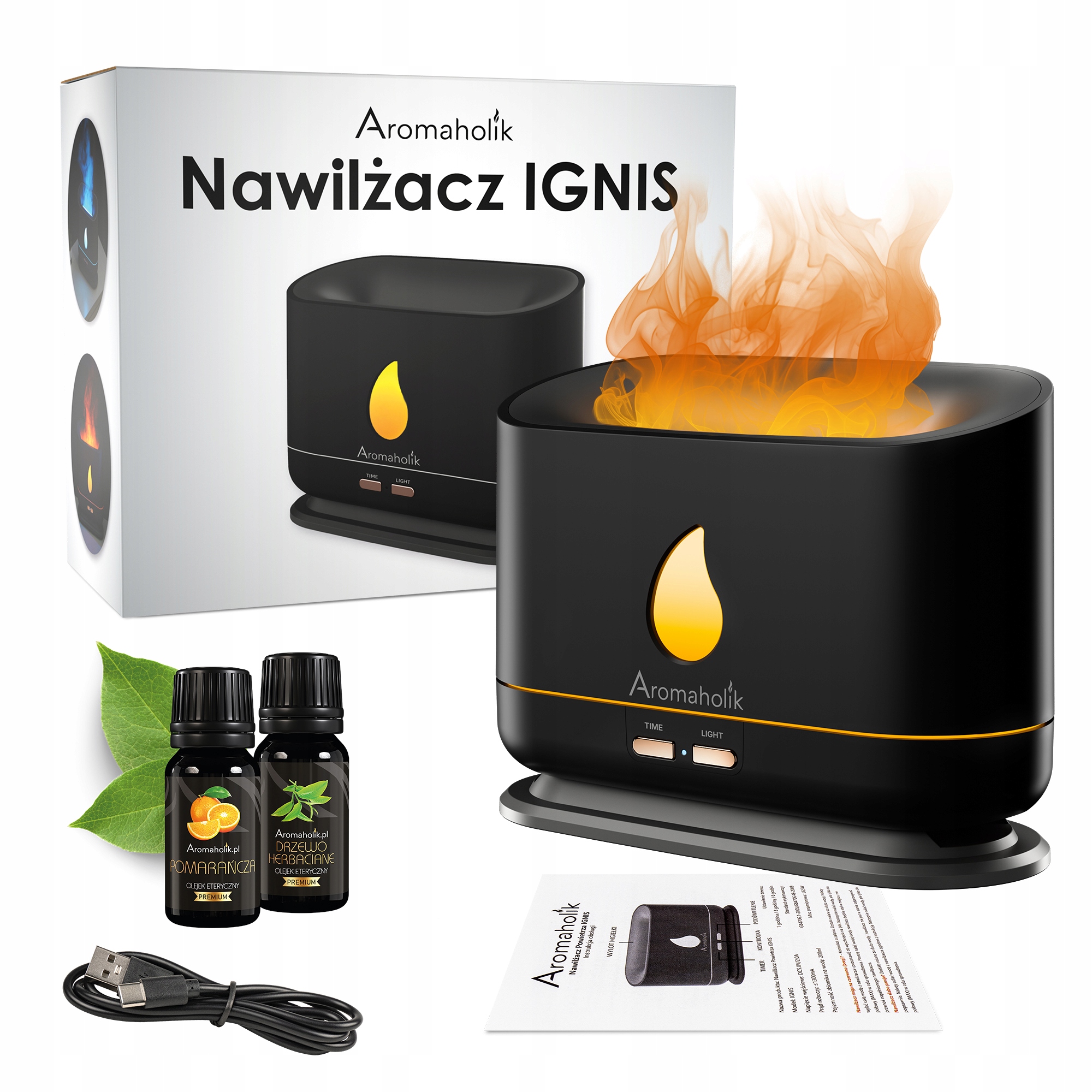 Nawilzacz Powietrza Dyfuzor Zapachowy Aromaterapia IGNIS