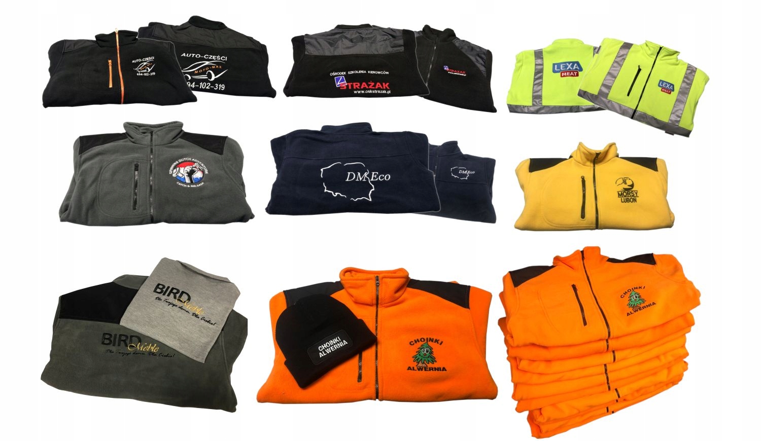 POLAR KAMIZELKA Z HAFTEM LOGO NADRUK POLICJA STRAŻ OCHRONA Malfini 518 Marka inny