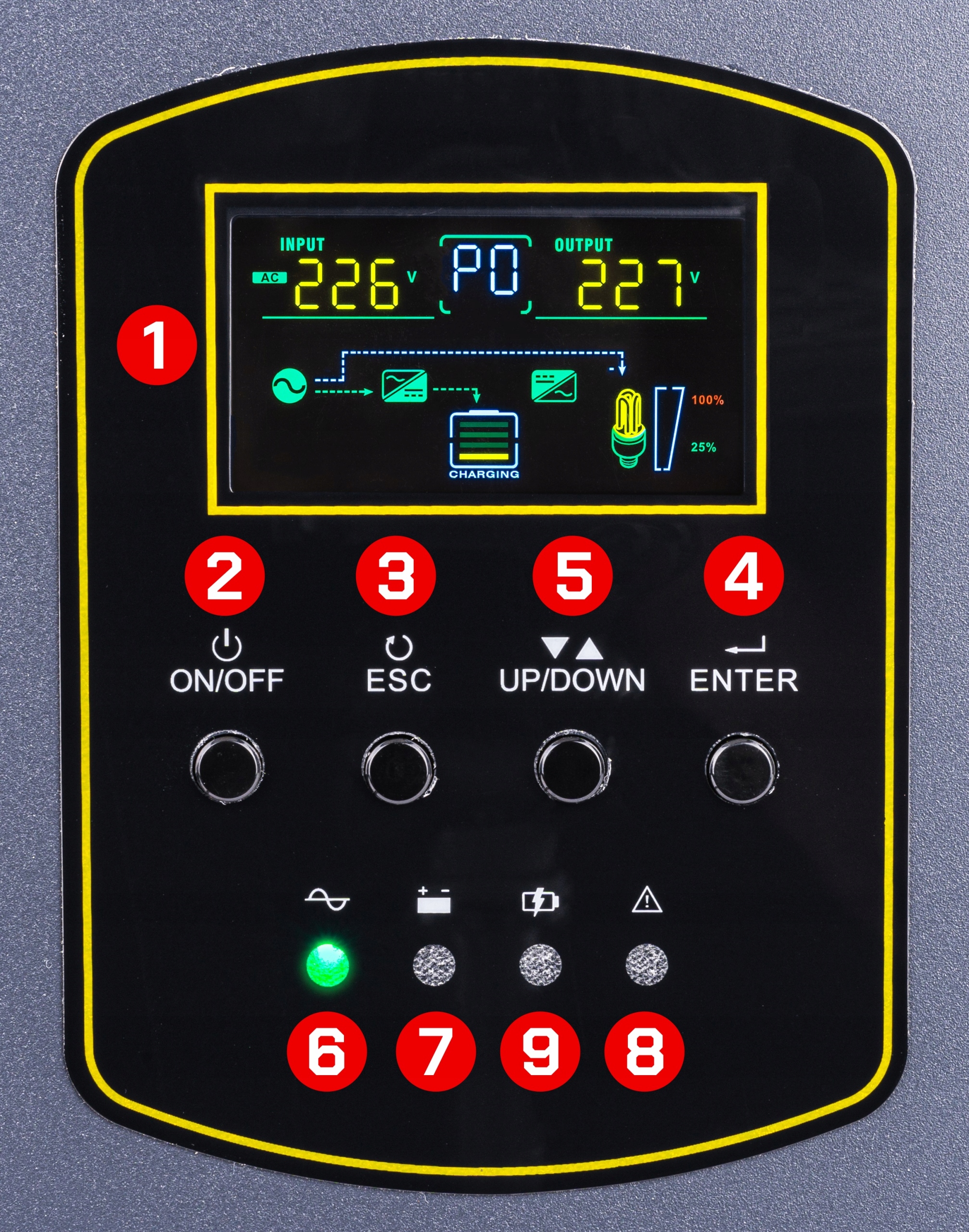 ZASILACZ AWARYJNY UPS DO KOMPUTERA PIECA CO 1000VA INWERTER + AKUMULATOR Napięcie wejściowe 145-275 V