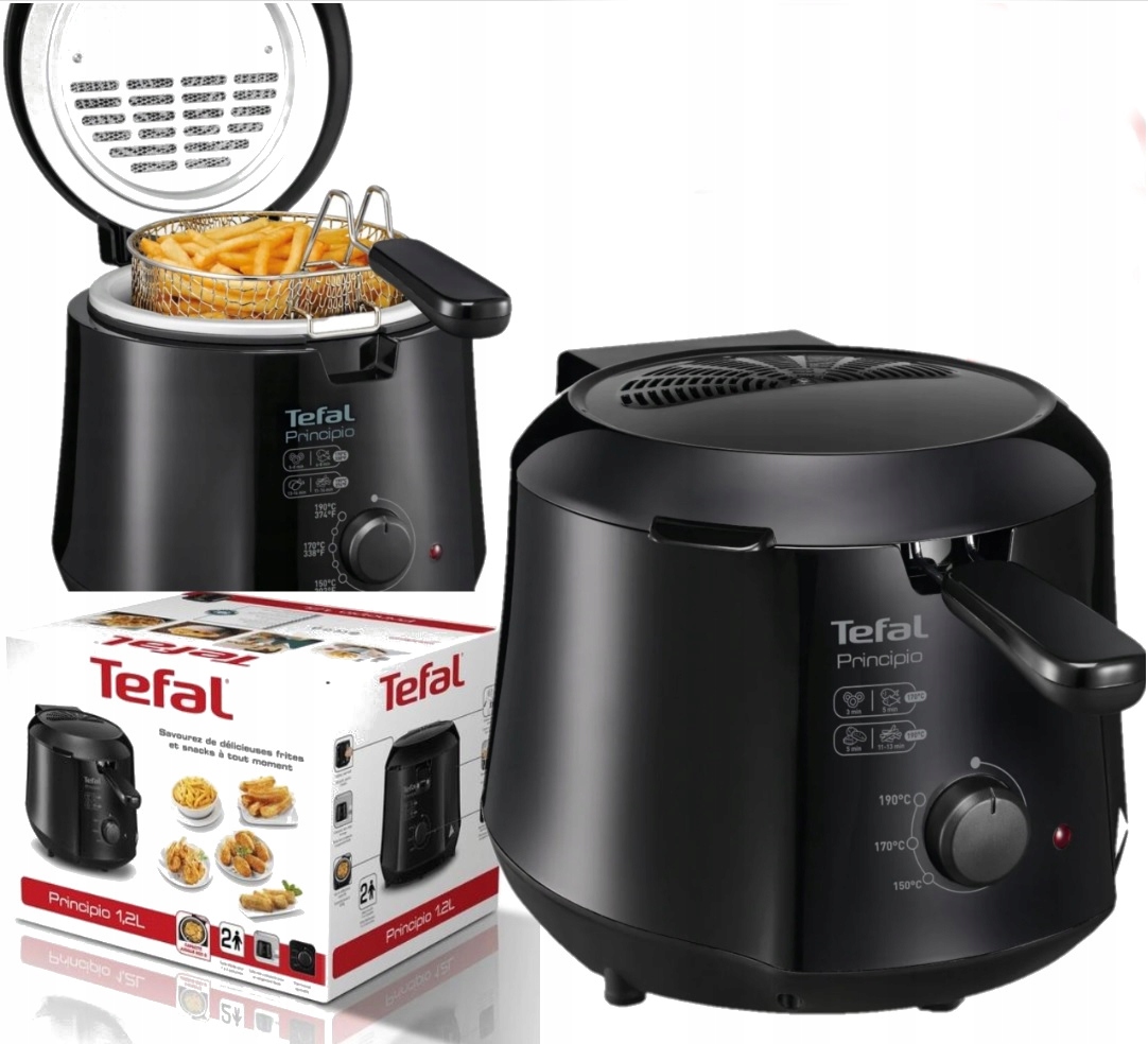 Frytkownica TEFAL Principio FF230831 1,2 L 1000 W Frytkownica - Sklep,  Opinie, Cena w