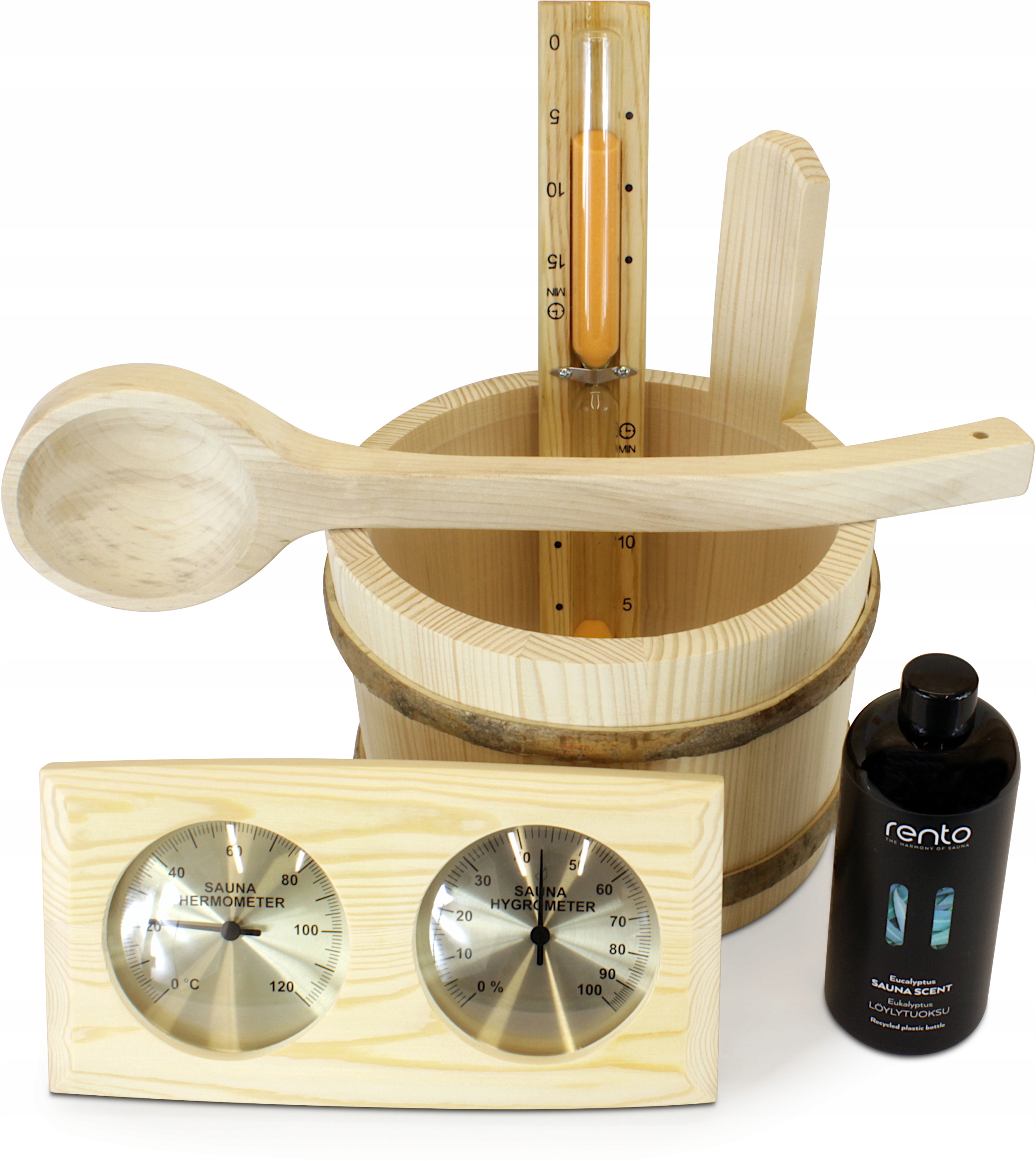 ZESTAW AKCESORIÓW NR 1 DO SAUNY FIŃSKIEJ NA START