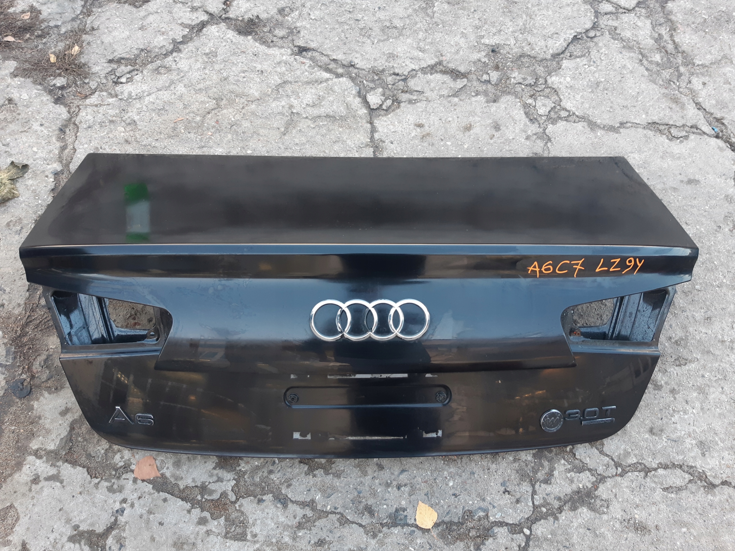 AUDI A6 C7 LZ9Y sedan boot door rear cover boot
