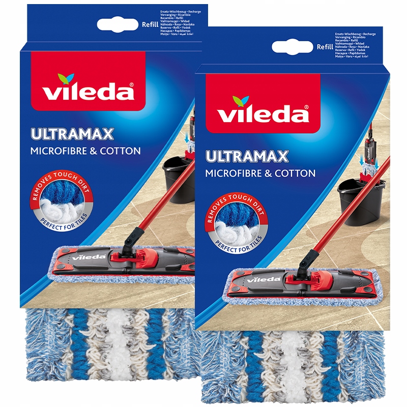 Levně Vileda Cotton náplň do mopu Ultramat, Ultramax 2 ks