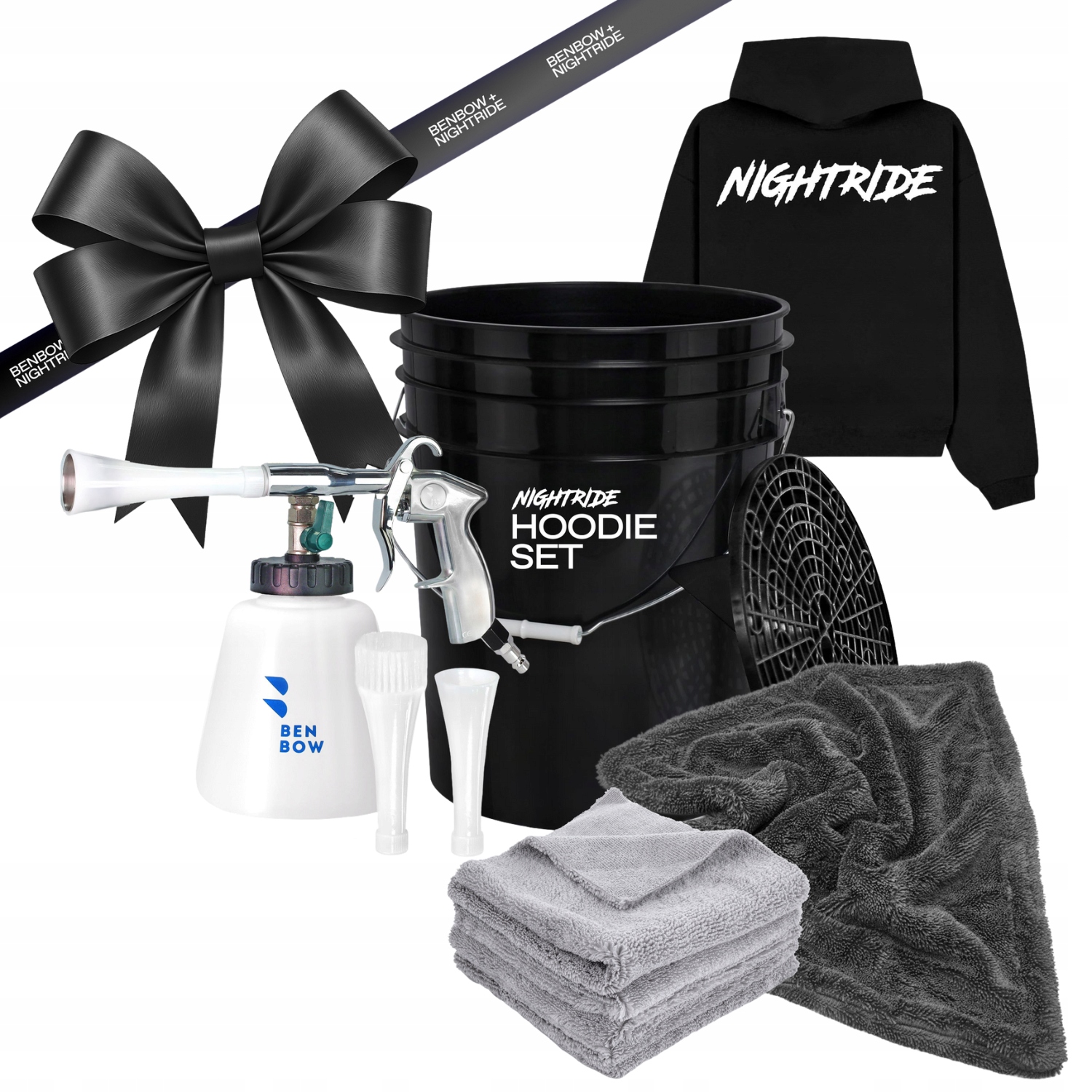 BenBow Mikina M Set Nightride Premium Edition
