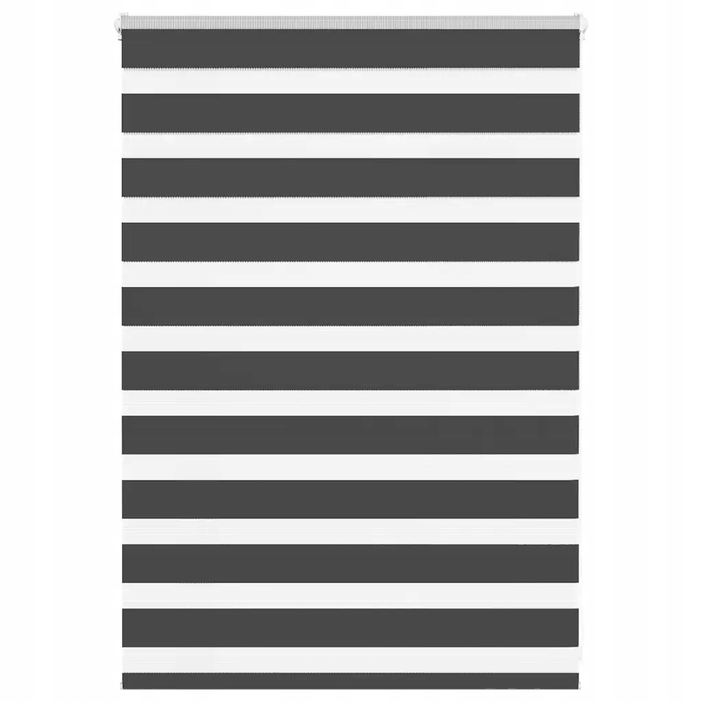 Zebra roleta černá 115x100 cm šířka látky 110,9 cm polyester Černý 4014212