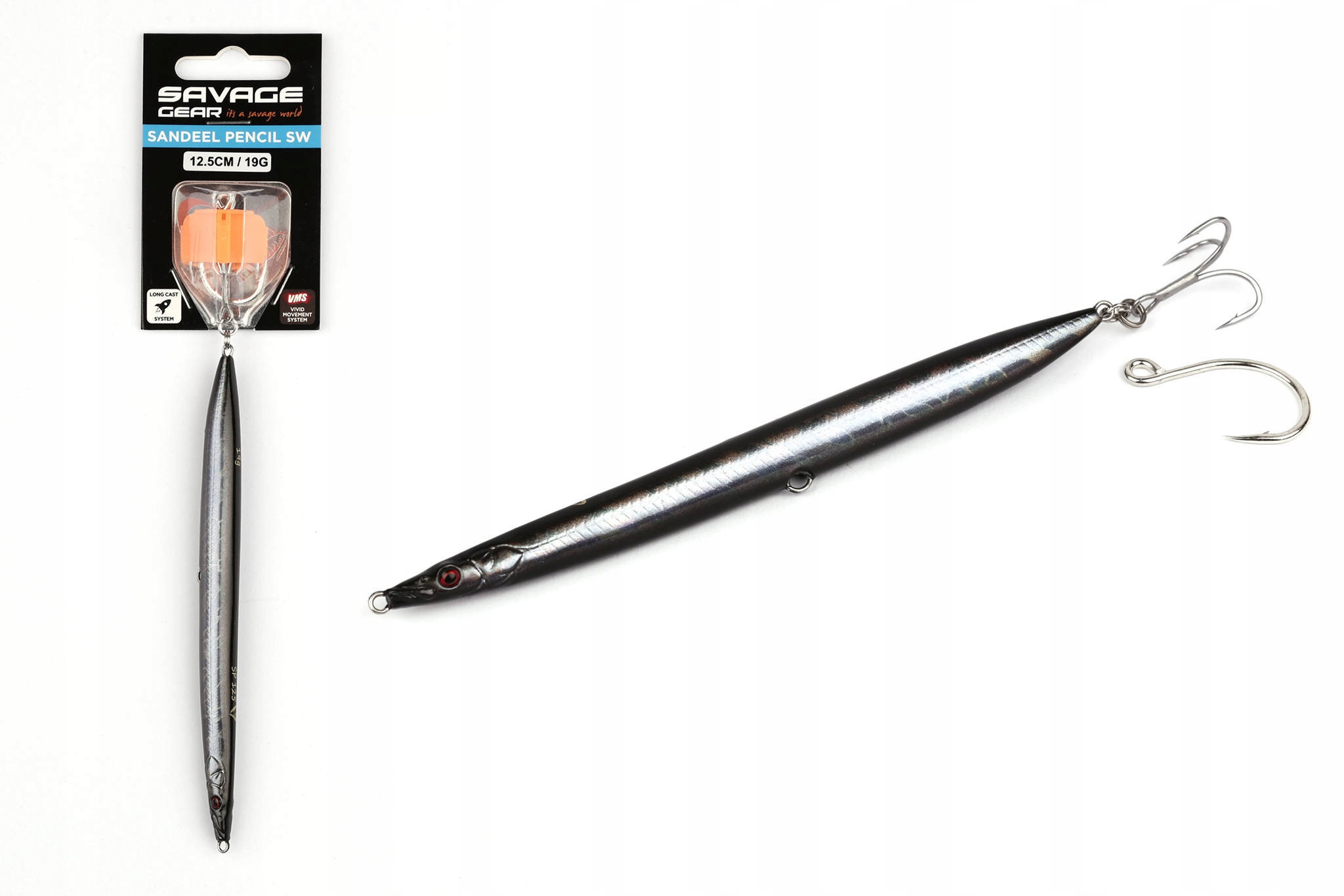 Przynęta Sg Sandeel Pencil Sw Black PEARL-15,0 cm