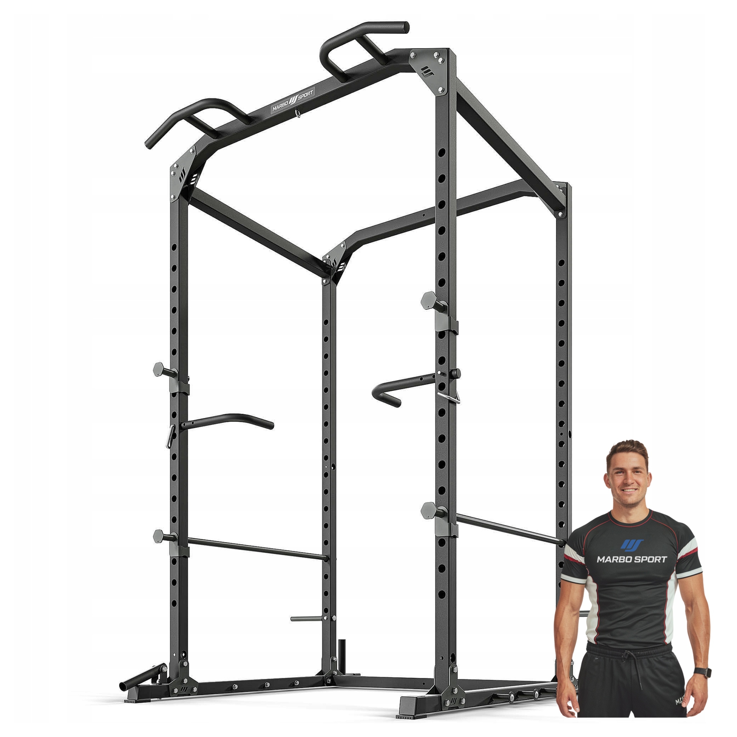 Tréninková klec Power Rack pro multifunkční posilovnu Marbo MS-U112 2.0