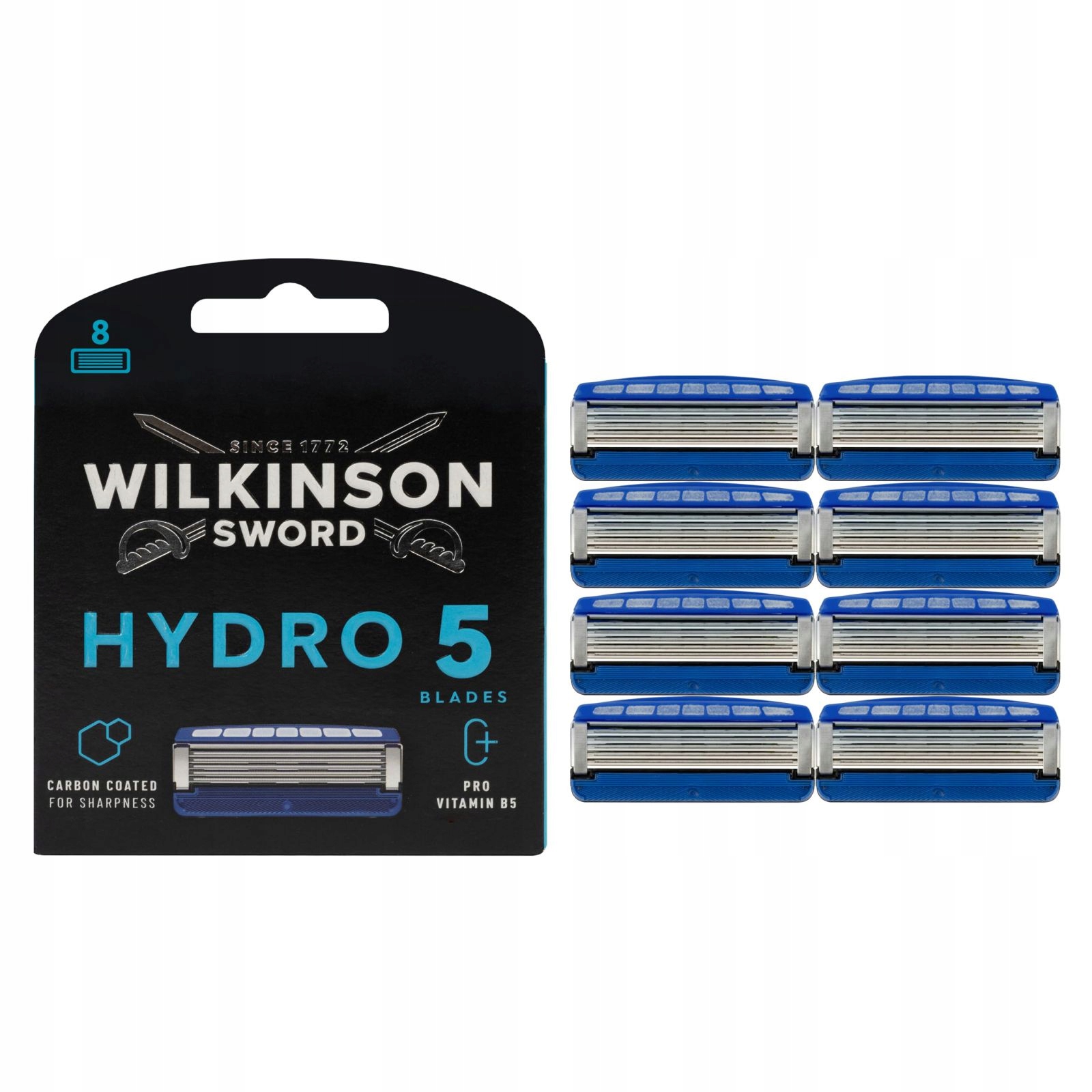 Náhradní Hlavy Hydro 5 Skin Protection 8 Ks.