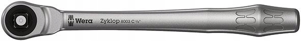 Račňa 1/2" Zyklop Metal Push (preklápací unášač 4-hranný) Wera