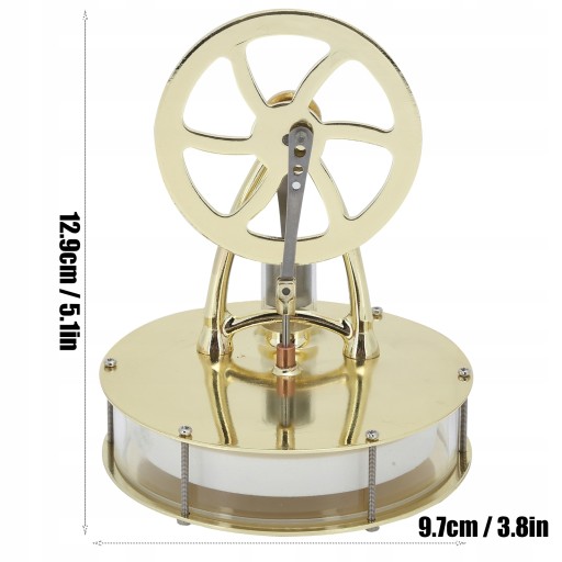 Model Silnik Stirlinga, Silnik parowy ZŁOTY Marka inna