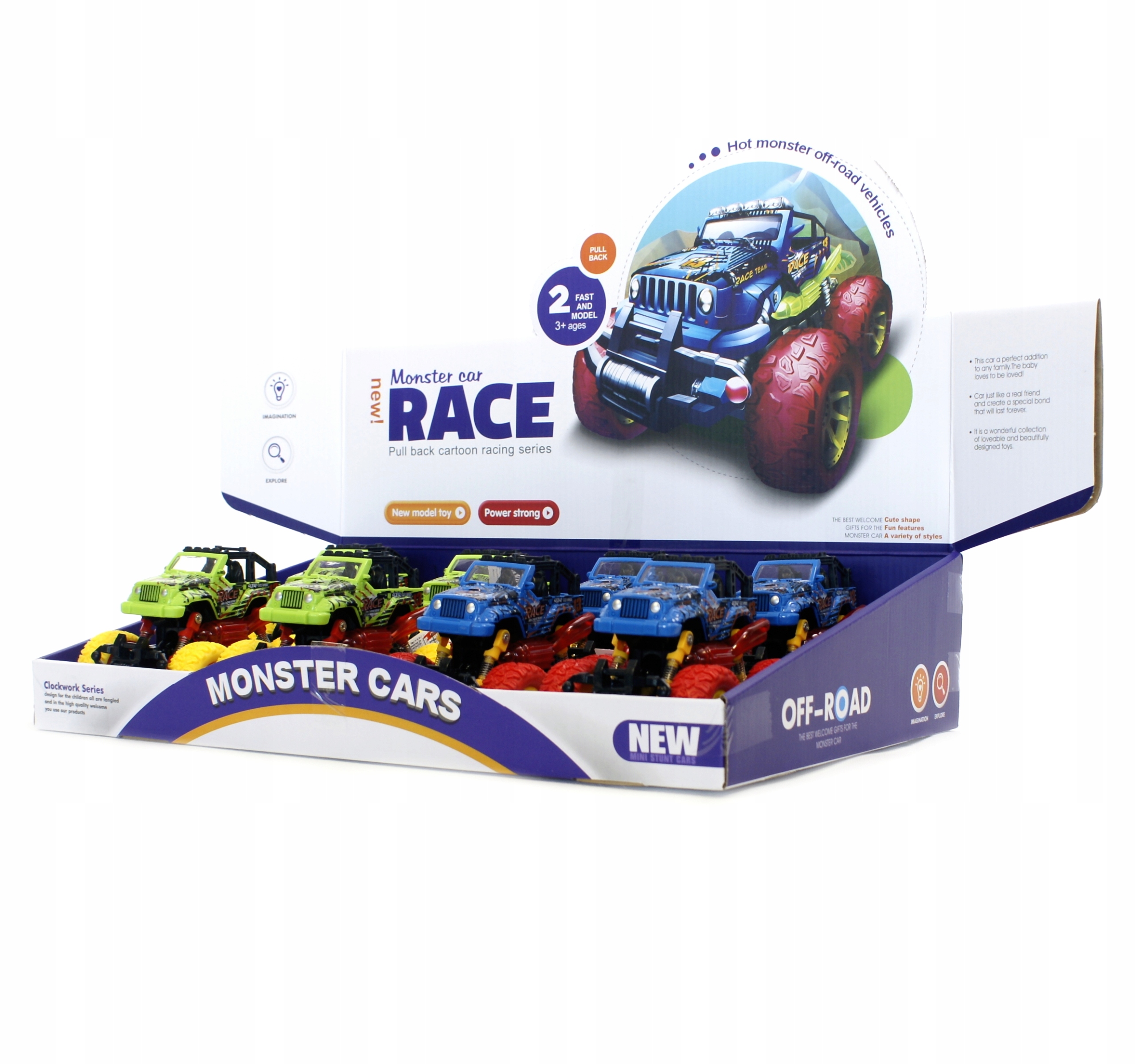 RESORAK SAMOCHÓD TERENOWY AUTO RÓŻNE WZORY Rodzaj pojazdu terenowy