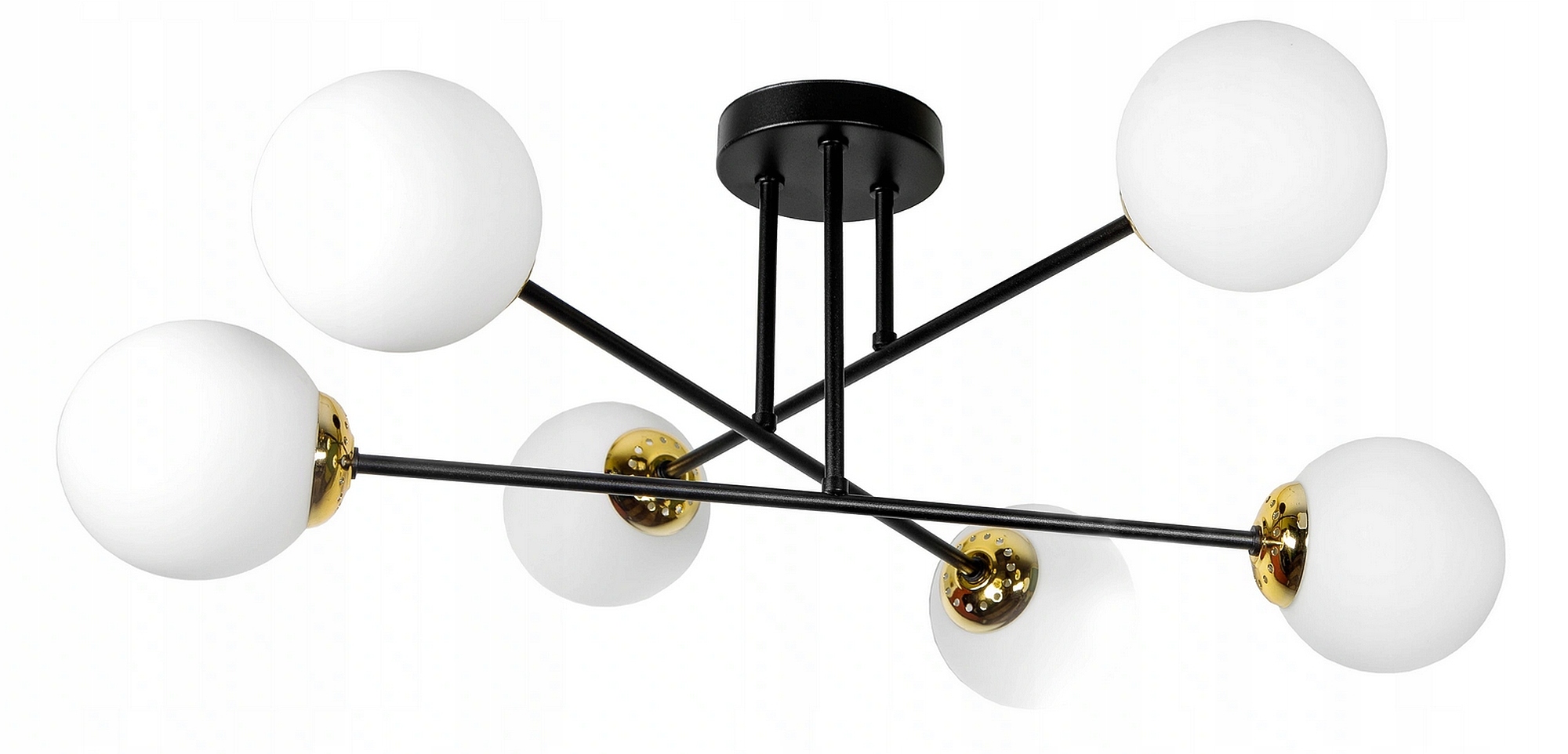 

Lampa Wisząca Żyrandol LORD6 Orbita Ball Glass F12