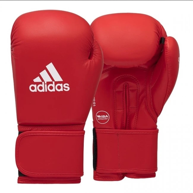 Boxerské rukavice Adidas Iba červené kůže ADIIBAG1-40000 20001826349946