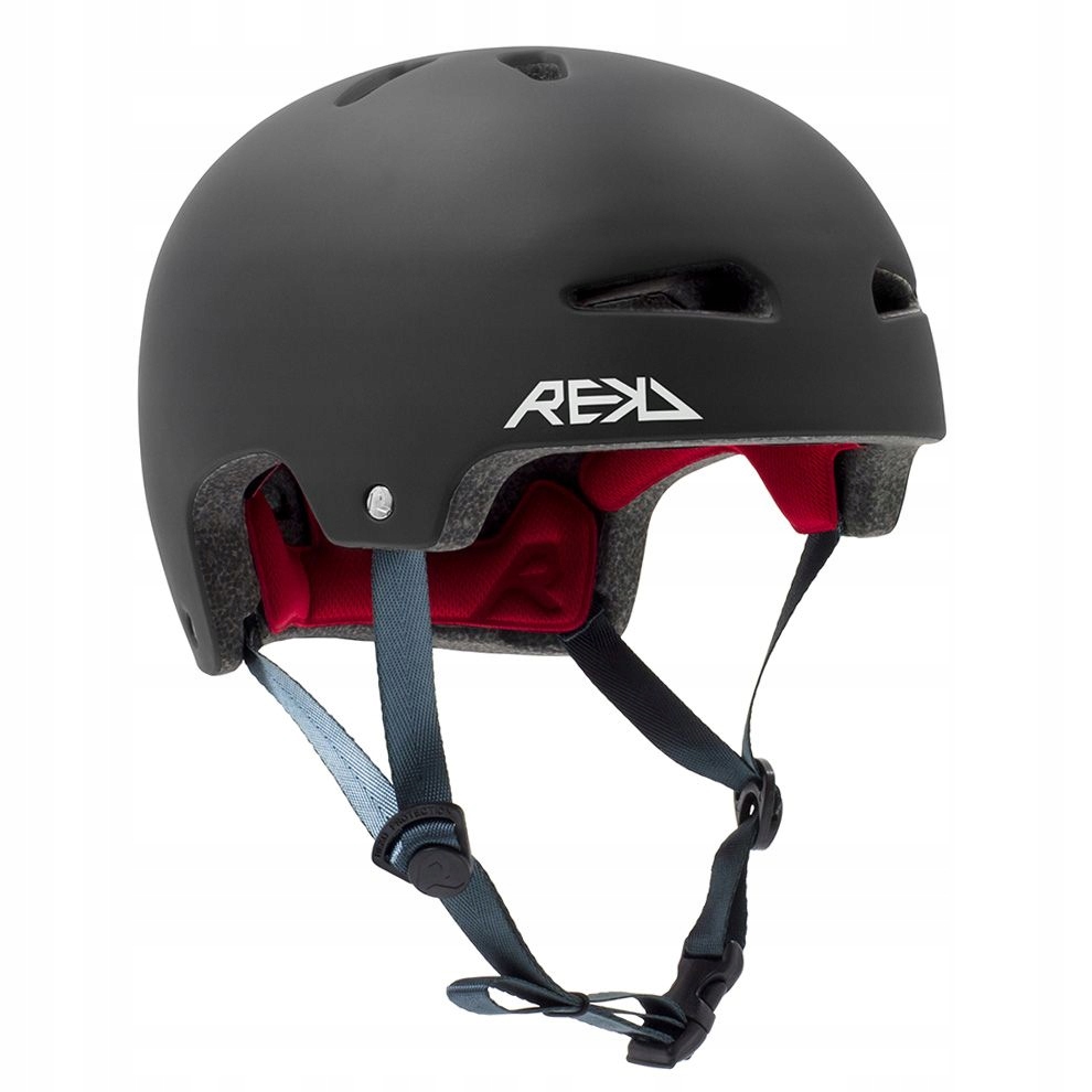 Kask Rekd Protection Ultralite Junior czarny atestowany dziecięcy Xxs-xs