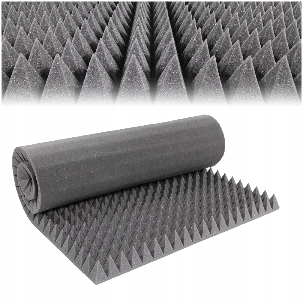 

Piramidka 7cm Akustyczna Pianka Mata Gąbka 2x1m