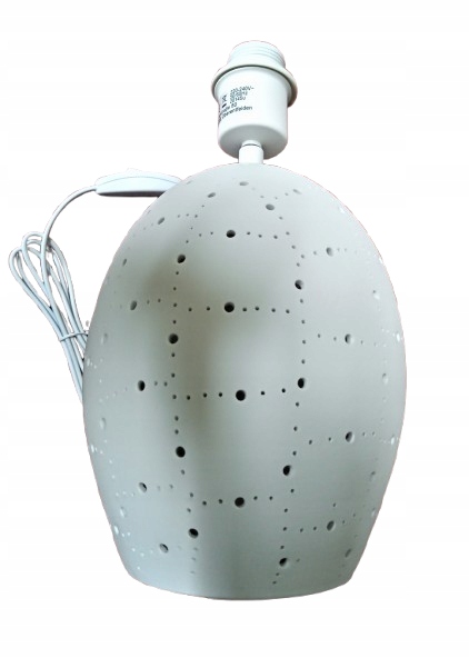 Stolová lampa bez tienidla 32 cm biela Lanciano