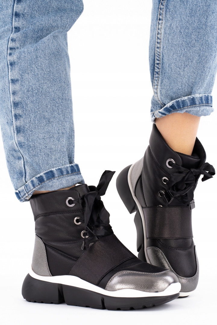 Śniegowce botki damskie grubo ocieplane 37