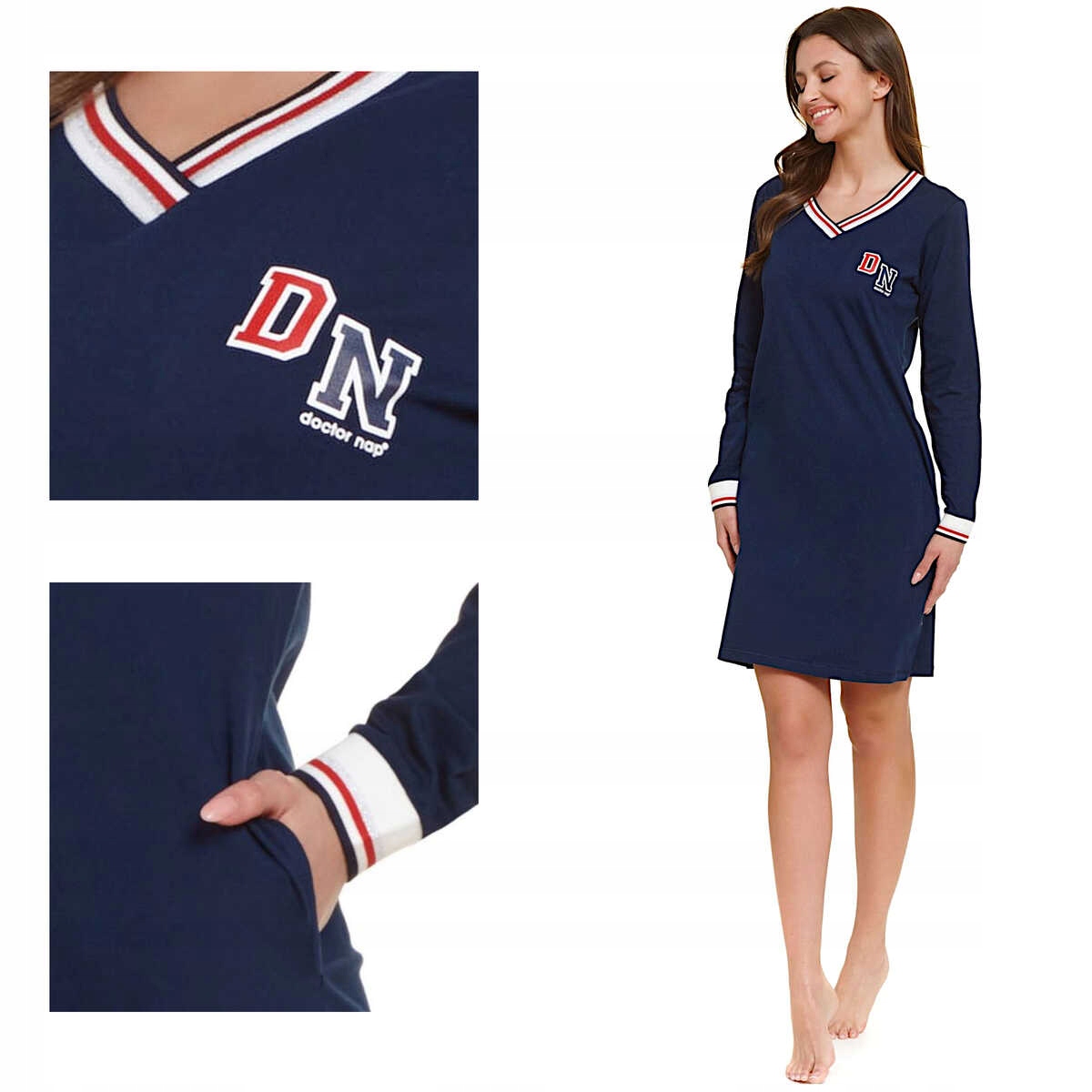 Doctornap Košile noční Tm 4534 navy blue S