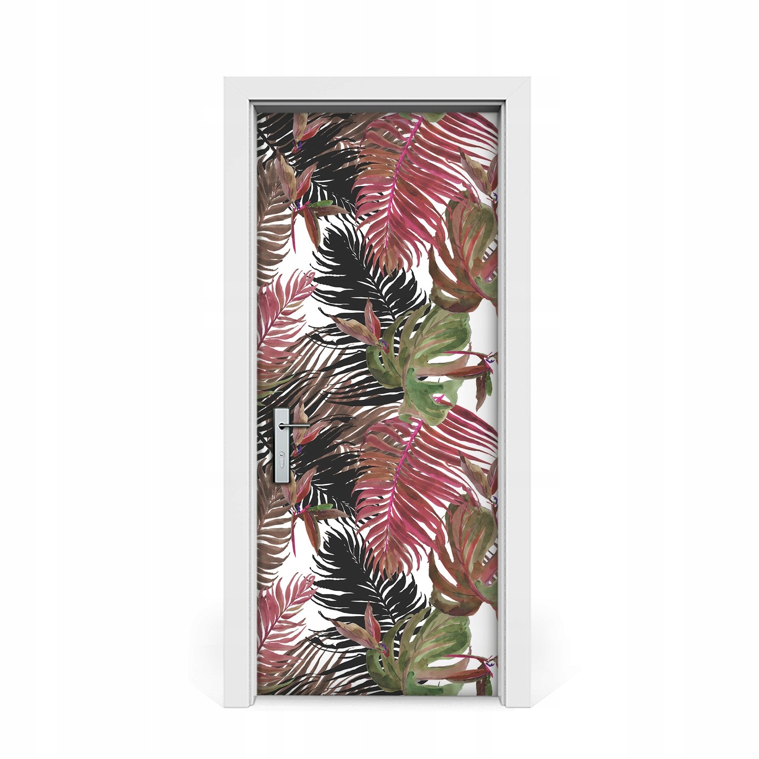 

Naklejka na drzwi okleina Monstera 85x205