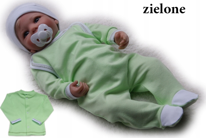 

Śpiochy śpioszki + kaftanik 68 bawełniany